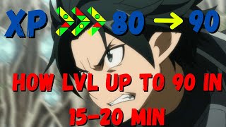 Sword Art Online Alicization Lycoris  Guide How To Level Up Fast [upl. by Hymie]