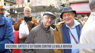 Palermo Vucciria Artisti e cittadini contro la mala movida [upl. by Tybalt214]