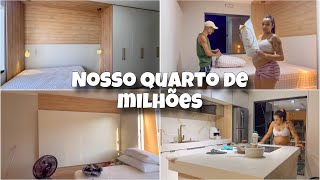 NOSSO QUARTO ESTÁ PERFEITO  COLOCOU OS PENDENTES E PUXADORES  PIQUE DE LIMPEZA [upl. by Ydissac]