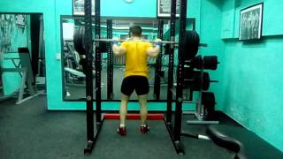 200kg High Bar ATG Pause Squat 80kg [upl. by Zaneski898]