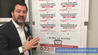 Manovra Salvini quotNon ho tagliato le accise come promesso Se governassi da soloquot [upl. by Getraer]