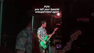 Letting your Bassist Solo at a Show [upl. by Eninnaej]