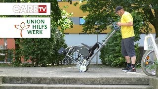 Das scalamobil Treppensteiggerät  Mit dem Rollstuhl Treppen überwinden [upl. by Ynnol]