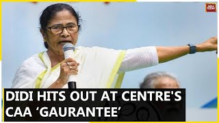 This Is Politics Mamata Banerjee Counters Union Ministers CAA in 7 Days Remark [upl. by Jacinda]