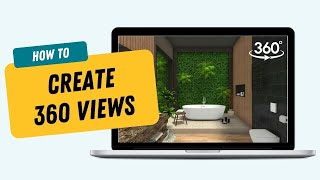 Create a 360 View  RoomSketcher App [upl. by Crescantia]