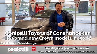 Conicelli Toyota  Luxury Unleashed with the Toyota Crown  AWD Hybrid 41 MPG amp High Tech [upl. by Darbie]