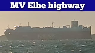 MV Elbe highway arriving to Paldiski [upl. by Hepza]