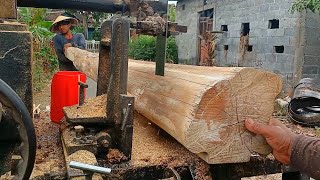 APES HARI INI‼️Sudah Mau HujanKeNa PakuGergaji Bandsaw Rakitan [upl. by Ahsinuq]