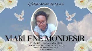 Célébration de la vie de Sœur Marlène MONDESIR [upl. by Heinrich]