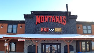 LUNCH MONTANAS BBQ amp BAR  WINNIPEG MANITOBA [upl. by Ehcrop]