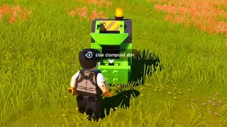 How to Unlock amp Create a Compost Bin in LEGO Fortnite [upl. by Emixam]