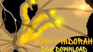 DC2linkKaiju Titanus king ghidorah dc2 download [upl. by Drofnelg]