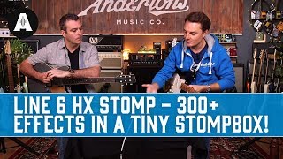 Line 6 HX Stomp  300 Helix effects in a tiny stomp box [upl. by Mccready]