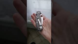 SPYDERCO CRUWEAR PM2 W RAINDROP GOLD FATCARBON [upl. by Arhat]