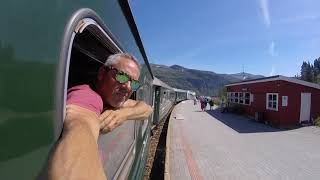 A JOURNEY ON THE FLÅM RAILWAY [upl. by Baelbeer]