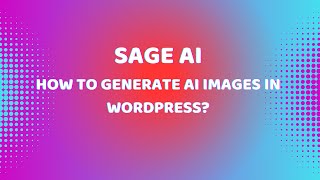 How to Generate AI Images in WordPress [upl. by Geilich728]