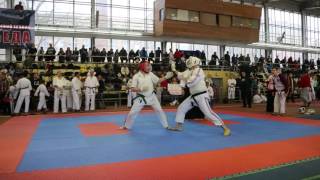 KOSHIKI KARATE  Championship of Russia 2016 Final 3  95 kg [upl. by Naujat866]