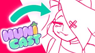 💕 WATCH ME WORK On My Next HuniCast Animatic  Timelapse Pt1 art speedpaint 💕 [upl. by Ahsyekal945]