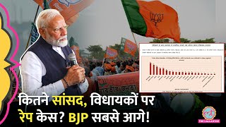 महिला उत्पीड़न करने वाले सांसद विधायकों में से BJP Congress TMC के कितने नेता  ADR Report [upl. by Ardnayek]