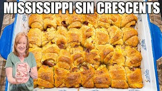 MISSISSIPPI SIN CRESCENTS Appetizer Lunch or Dinner Idea [upl. by Devan12]