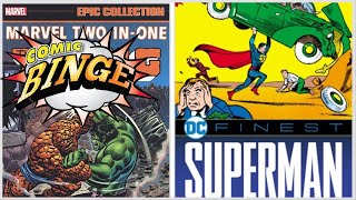 Marvel Epic Collection amp DC Finest trade paperback discussion [upl. by Hedve]