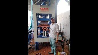 clay Jalli making hydraulic press machine manufacturing by kaushik hydraulic and forging company [upl. by Enomaj]