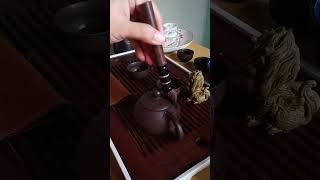 Chinese Green Tea Brewing Process beverage gongfucha greentea chinese [upl. by Ical]