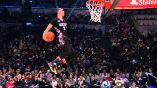 Zach LaVine Goes Behind His Back 2015 Sprite SlamDunk Contest [upl. by Nej387]