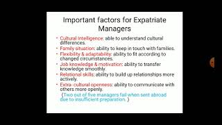 Expatriate Management [upl. by Gerlac168]