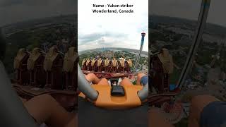 Highest dive roller coaster in the World travel thrill rollercoaster shorts [upl. by Aleakim552]