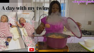 Vlog Sunday morning routine Cooking special meal Twins care GRWM Church Fun day Jaysonjosie [upl. by Nunnery433]