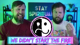 Fall Out Boy We Didnt Start The Fire Lyrics REACTION [upl. by Thorwald]