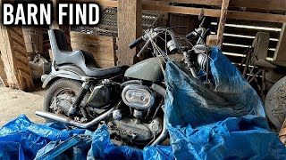 Can I Get this old Barn Find Harley Davidson Running [upl. by Cavan64]