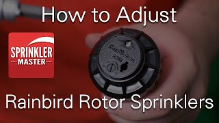 How to Adjust Rainbird Sprinkler Heads [upl. by Rosenfeld581]