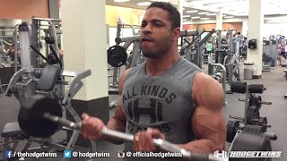 Back amp Arms Workout hodgetwins [upl. by Austina370]