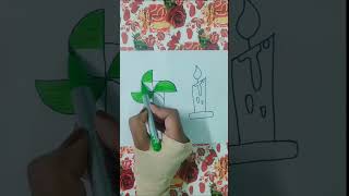 easy drawing idea for drawing tutorial step by step for kidscolorfull and simple drawing for kids [upl. by Demona]