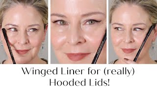 Perfect Your Winged Eyeliner  Eyeliner Tips for Hooded Eyes [upl. by Sair499]