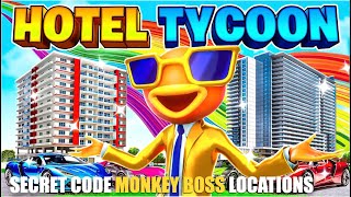 HOTEL TYCOON MAP FORTNITE CREATIVE  SECRET CODE FIGHT MONKEY BOSS LOCATIONS [upl. by Natiha]