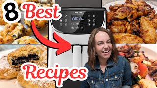 The BEST Air Fryer recipes EVER 8 simple recipes [upl. by Ibur359]