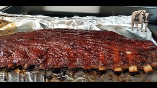 Super Easy Oven Baked Ribs Fall Off The Bone BBQ Ribs Recipe [upl. by Eibot]