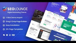 SEO Lounge Theme Installation and Demo Import Tutorial [upl. by Nava]