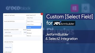 How to style default Select field  Custom Select Field For JetFormBuilder Forms [upl. by Misak]