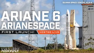 Watch The Ariane 6 Launch For The First Time [upl. by Akihsay]