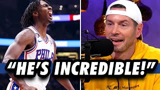 JJ Redick Reacts to Tyrese Maxeys EPIC Game 5 Performance  Knicks vs Sixers [upl. by Ku37]