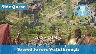 Sacred Favors  Side Quest  Assassins Creed Odyssey [upl. by Nauqahs]