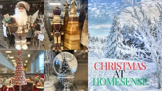 Come shop with me Homesense Christmas shopping 2024Whats New [upl. by Ahseinet]