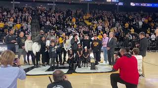 VCU mens basketball retires jersey of Final Four leader fan favorite point guard Joey Rodriguez on [upl. by Aidile]