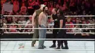 WWE RAW The Shields first faceoff with The Wyatt Family [upl. by Milan]