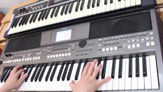 Frank Sinatra Strangers In The Night Yamaha PSR S670 Cover [upl. by Carper]