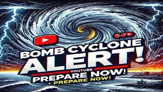 quotBomb Cyclone Alert Extreme Weather Update  Prepare Nowquottrending [upl. by Eilatam]